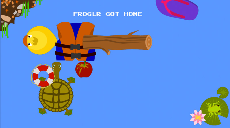 Frog Across The Pond