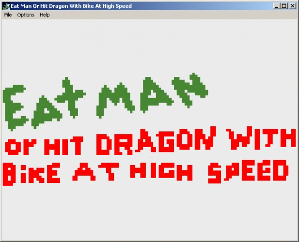 Eat Man Or Hit Dragon With Bike At High Speed