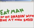 Eat Man Or Hit Dragon With Bike At High Speed