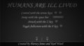 HAIL - Humans Are Ill Lived