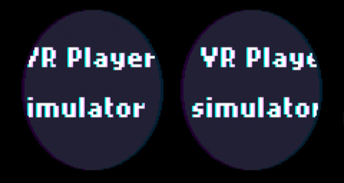 VR Player Simulator