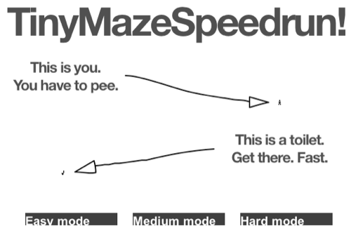 Tiny Maze Speedrun