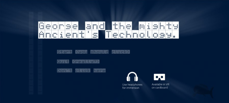 George and the Mighty Ancient's technology (VR)