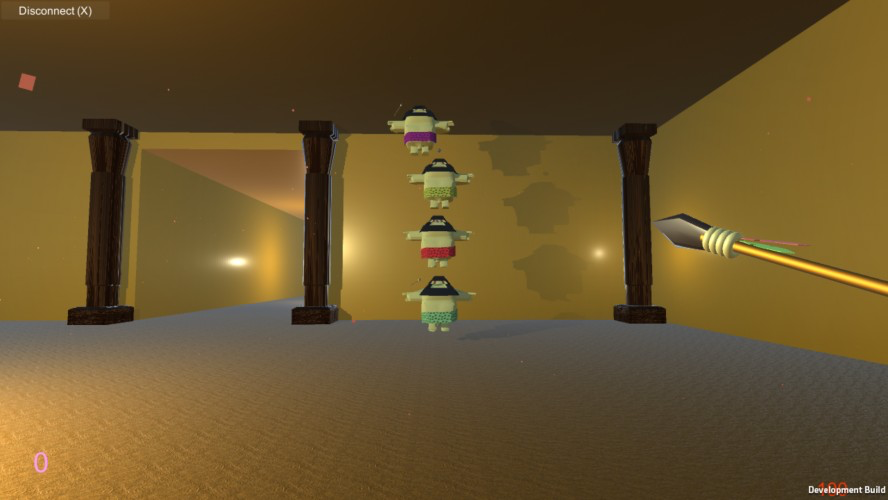 Pyramid Caveman Battle Arena