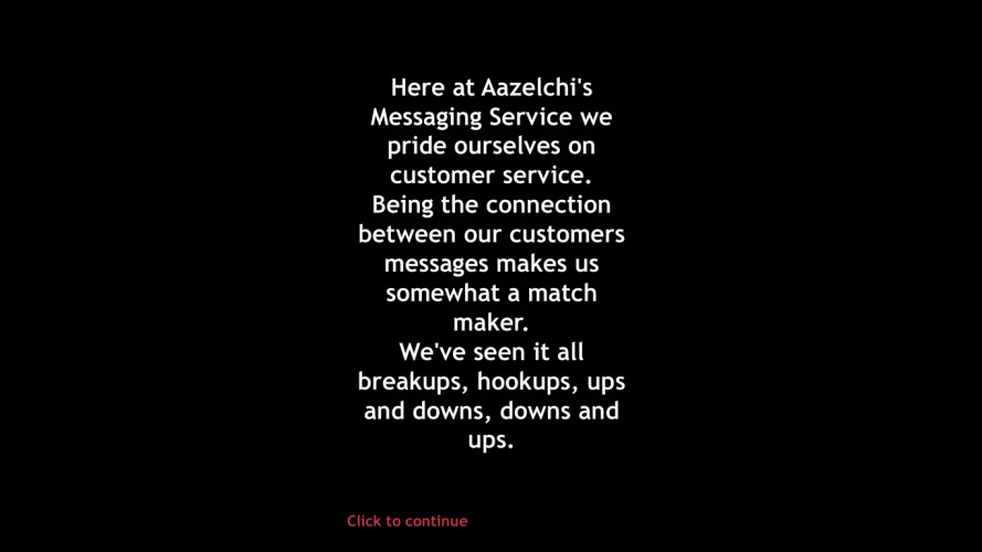 Aazelchi's Messaging Service