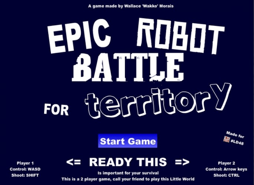 Epic Robot Battle For Territory