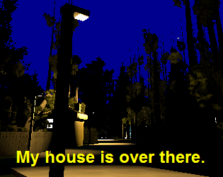 My house is over there