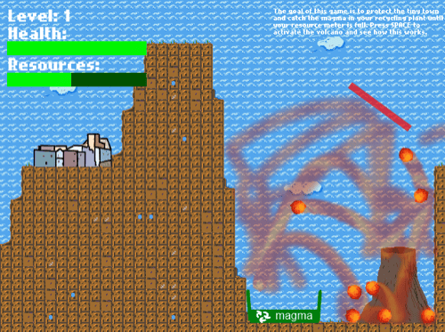 Tiny Town vs. The Volcano