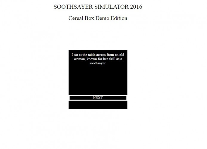 Soothsayer Simulator 2016