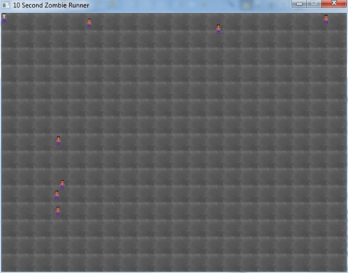 Top down zombie Runner