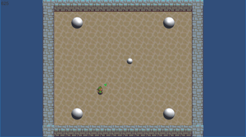 Link Pops Bubbles in a Room