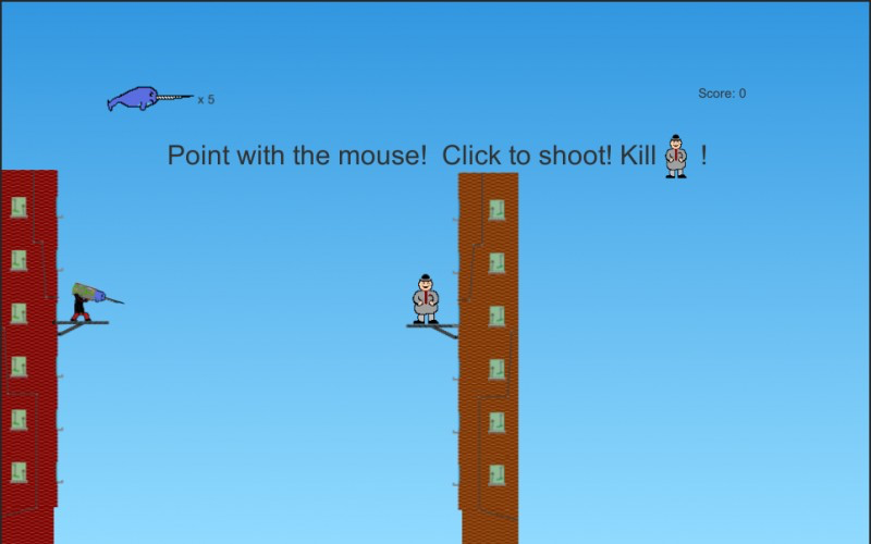 Narwhal Assassin: Our first Ludum Dare game