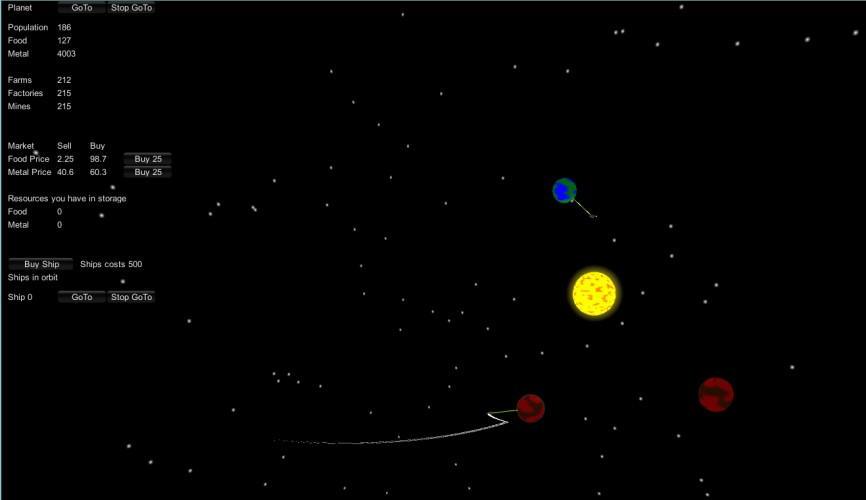 A Space Trade Game