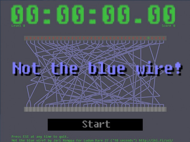 Not the blue wire!