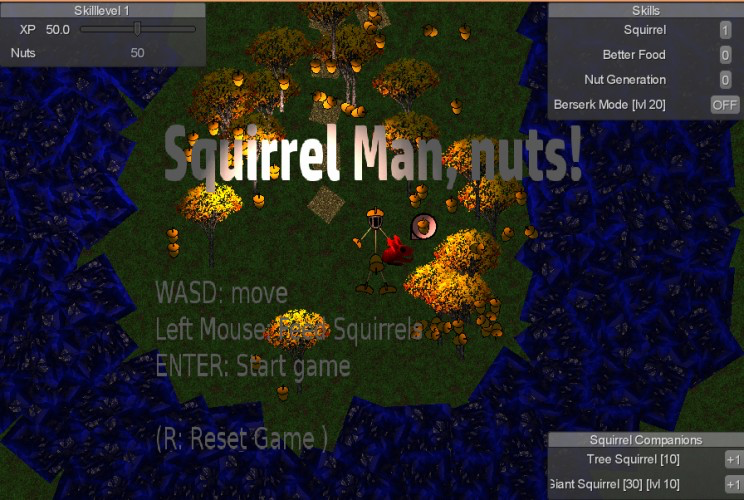 Squirrel Man, nuts!