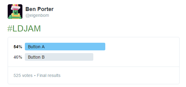 You only get one vote.