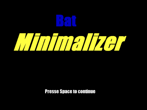 BatMinimalizer