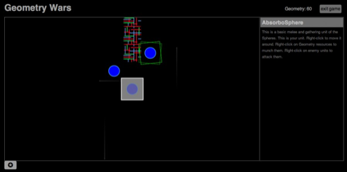 Geometry Wars (Multiplayer RTS)