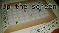 Up the screen
