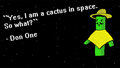 Don One goes to space.