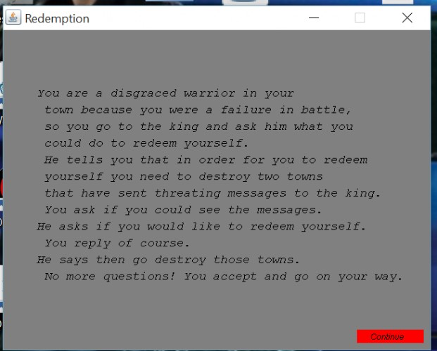 Redemption