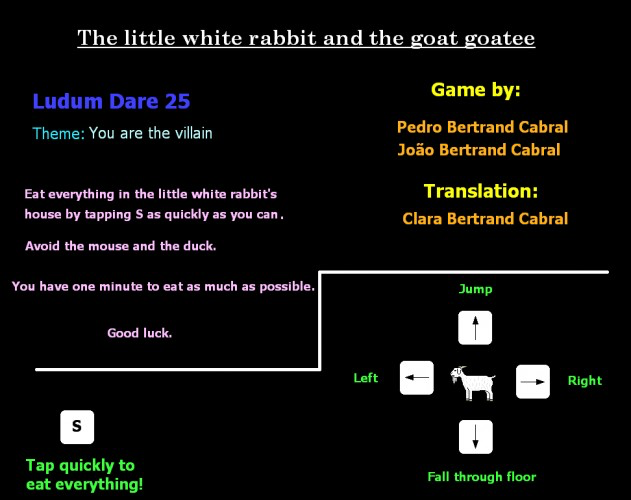 The Little White Rabbit and the Goat Goatee