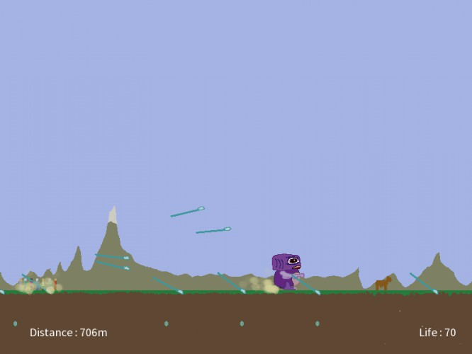 Run for you life! Monster!