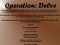 Operation: Delve