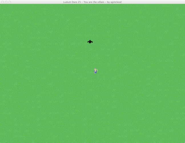 Kill the hero with fast swarms of bats!