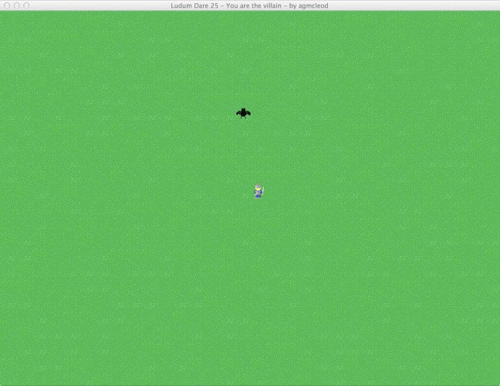 Kill the hero with fast swarms of bats!