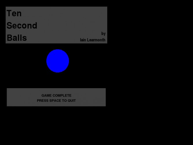 Ten Second Balls