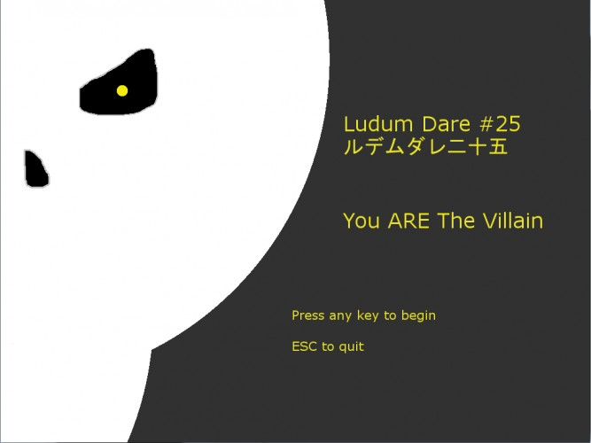 You ARE The Villain