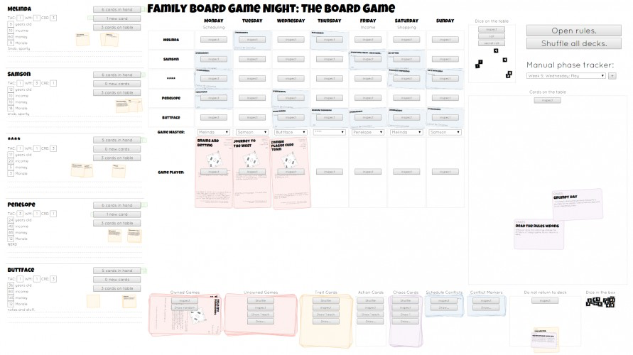 Family Board Game Night: The Board Game