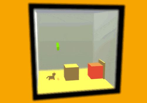 2D Cat Wants Out