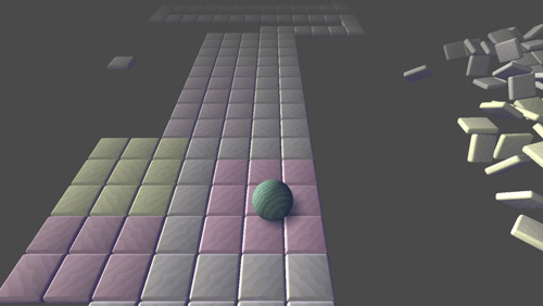 green & purple