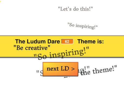 Fantastic Ludum Dare theme generator