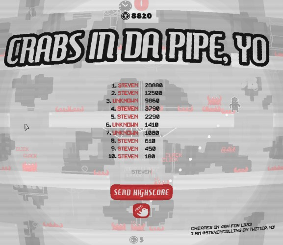 Crabs in da Pipe, yo!