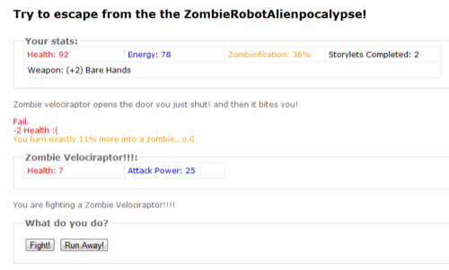 ZombieRobotAlienpocalypse Escape