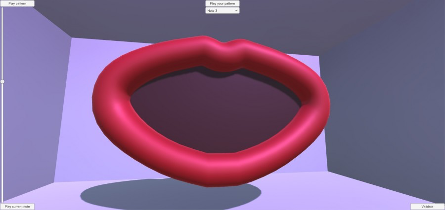 Mouth shape, pitch shift