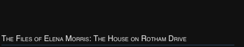 The House On Rotham Drive