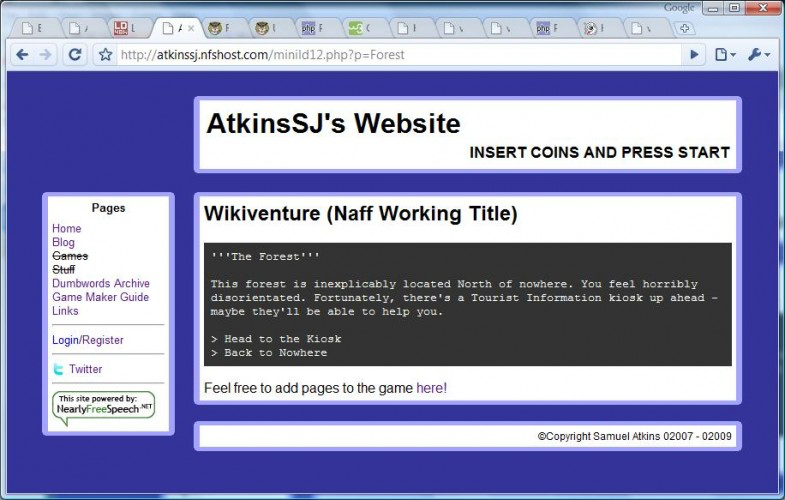 Wikiventure