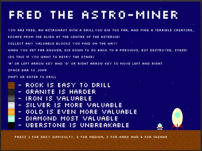 Fred the Astro-Miner