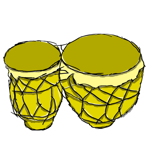 I must speak but there is only bongos