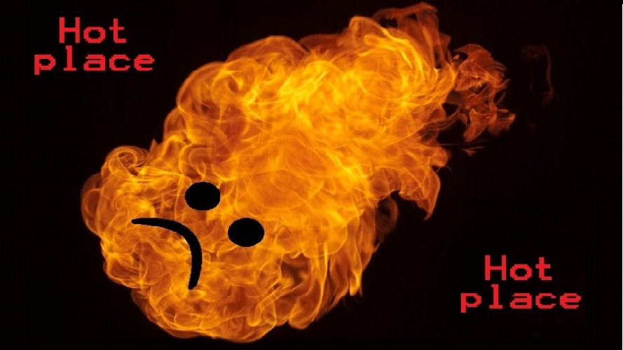 Hot place