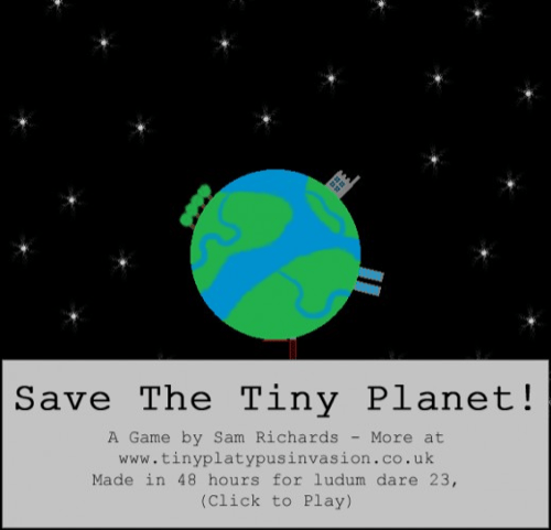 Save The Tiny Planet!