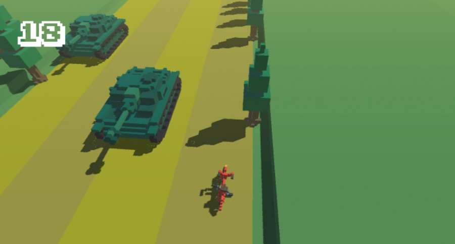 Tanks vs. Bicycle