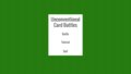 Unconventional Card Battles