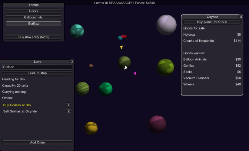 Lorries In SPAAAAACE!
