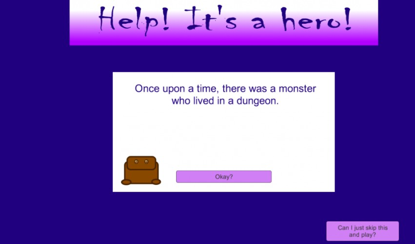 Help! It's a hero!