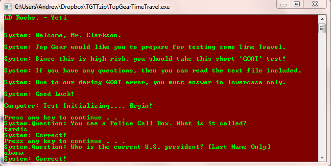 Top Gear Time Travel